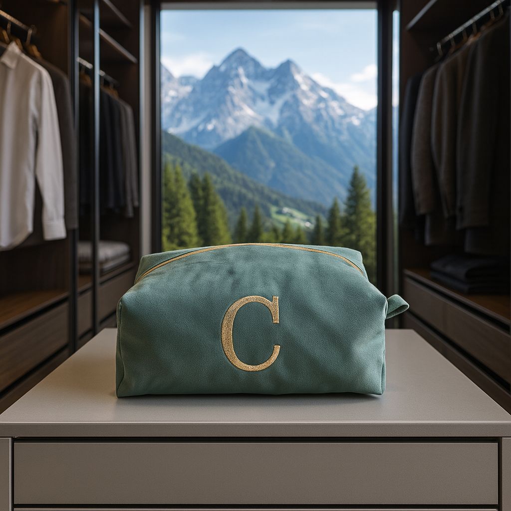 Beauty con cifra in Velluto Verde