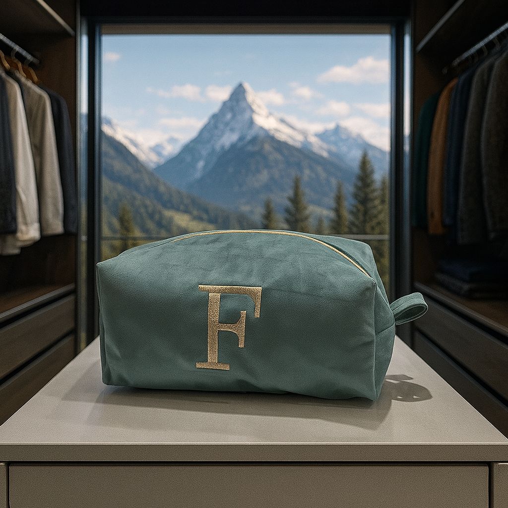 Beauty con cifra in Velluto Verde