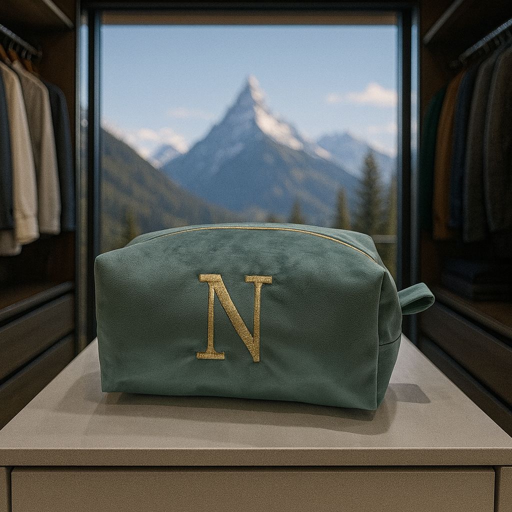 Beauty con cifra in Velluto Verde