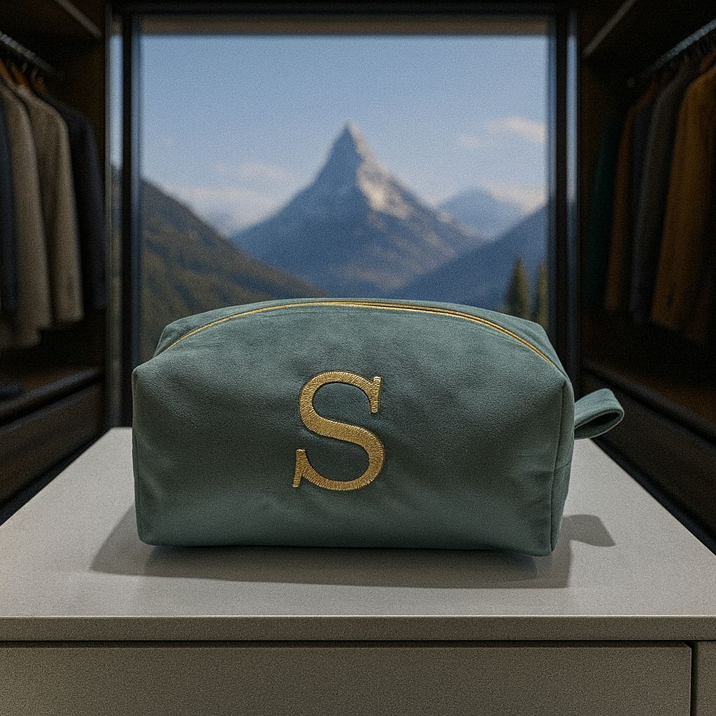 Beauty con cifra in Velluto Verde