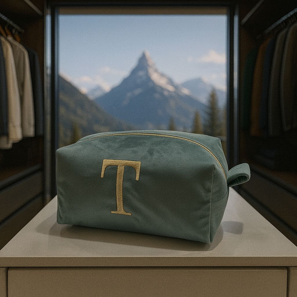 Beauty con cifra in Velluto Verde