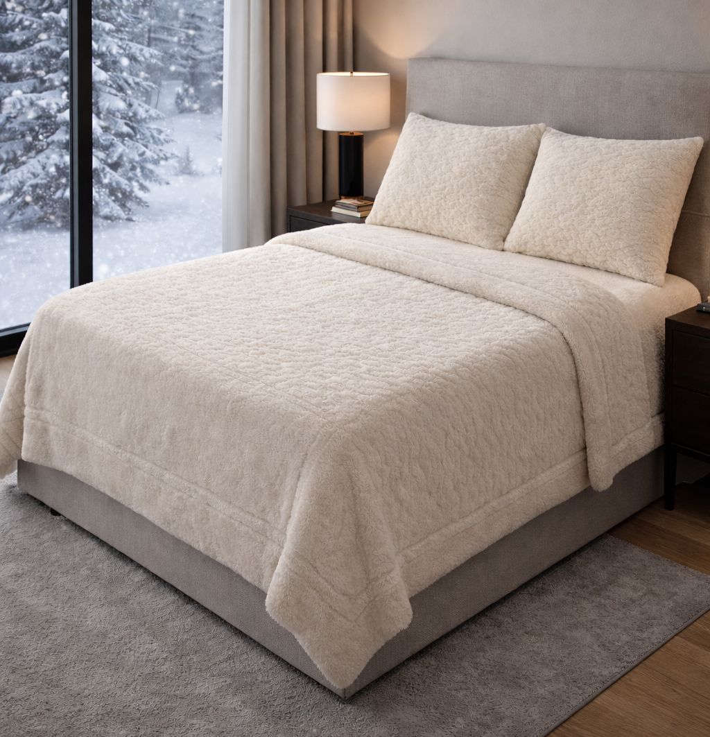 Completo lenzuolo in Pile Matrimoniale Igloo