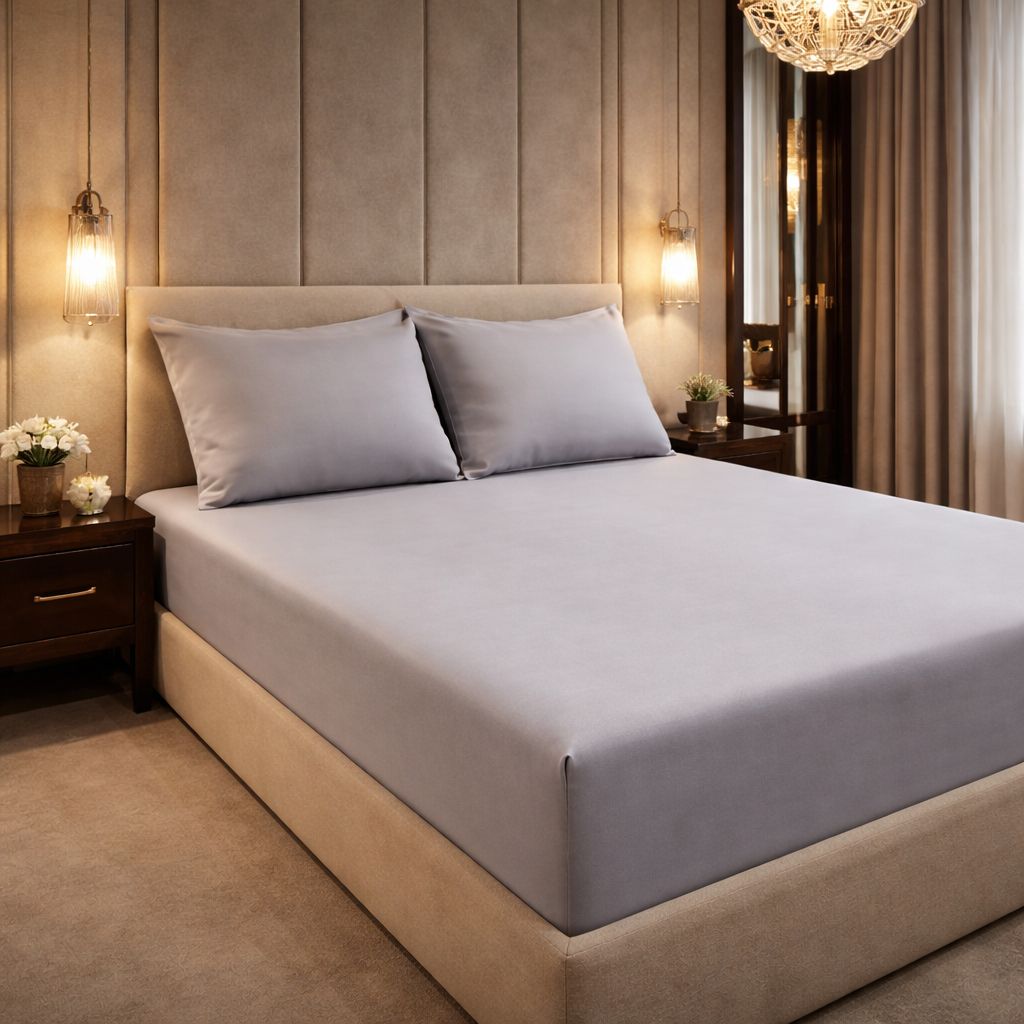 Lenzuolo sotto con angoli manopesca No stiro