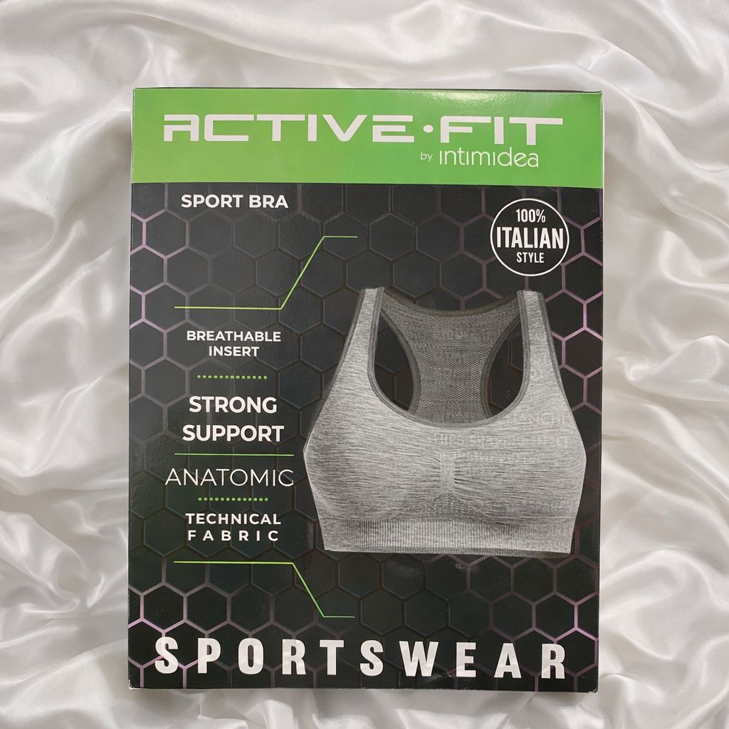 Top active fit 110682 sfoderato intimidea