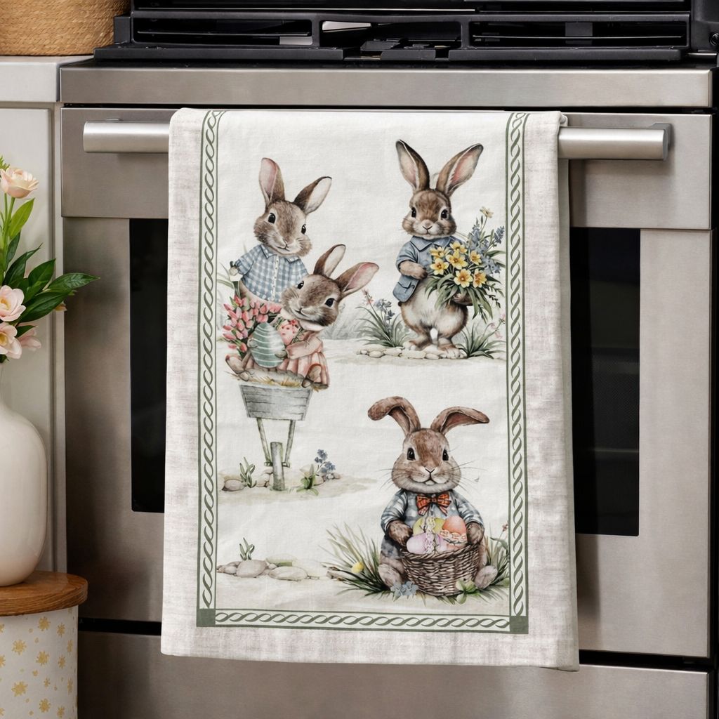 Set 3 Strofinacci Pasqua Fantasie assortite