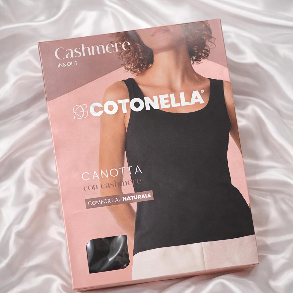 Canotta con Cashmere Cotonella