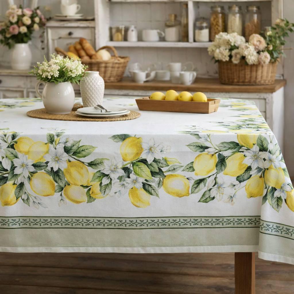 Tovaglia Limoni in stampa digitale cotone