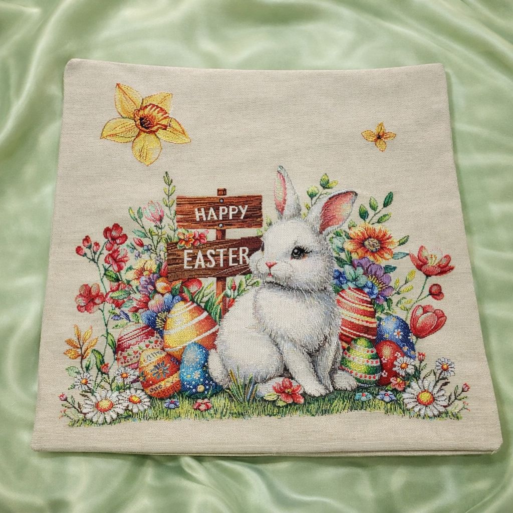 Cuscino arredo Pasqua 40x40 Happy Easter