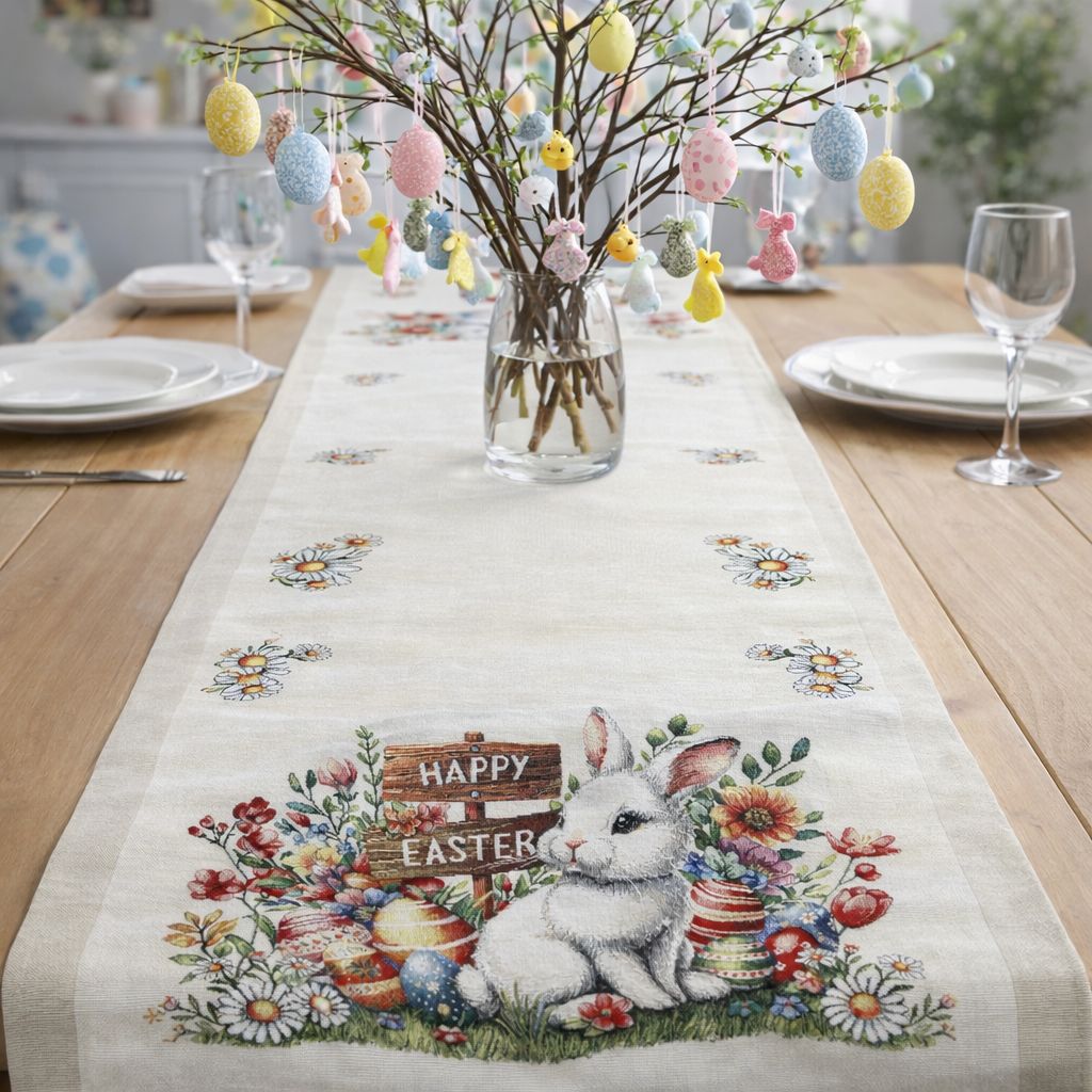 Runner Gobelin 45x140 Happy Easter