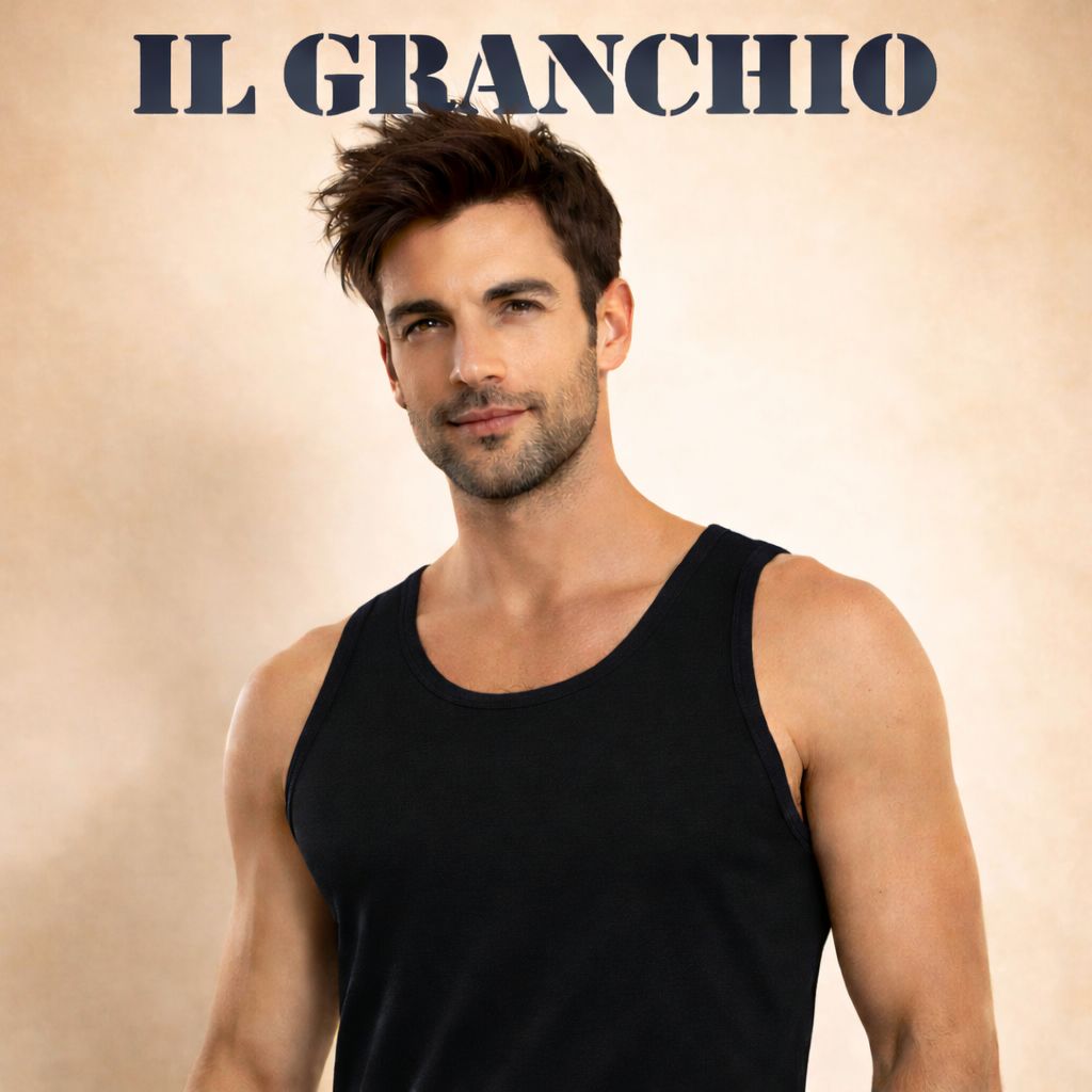 2 Canotta spalla larga cotone GT102 Granchio