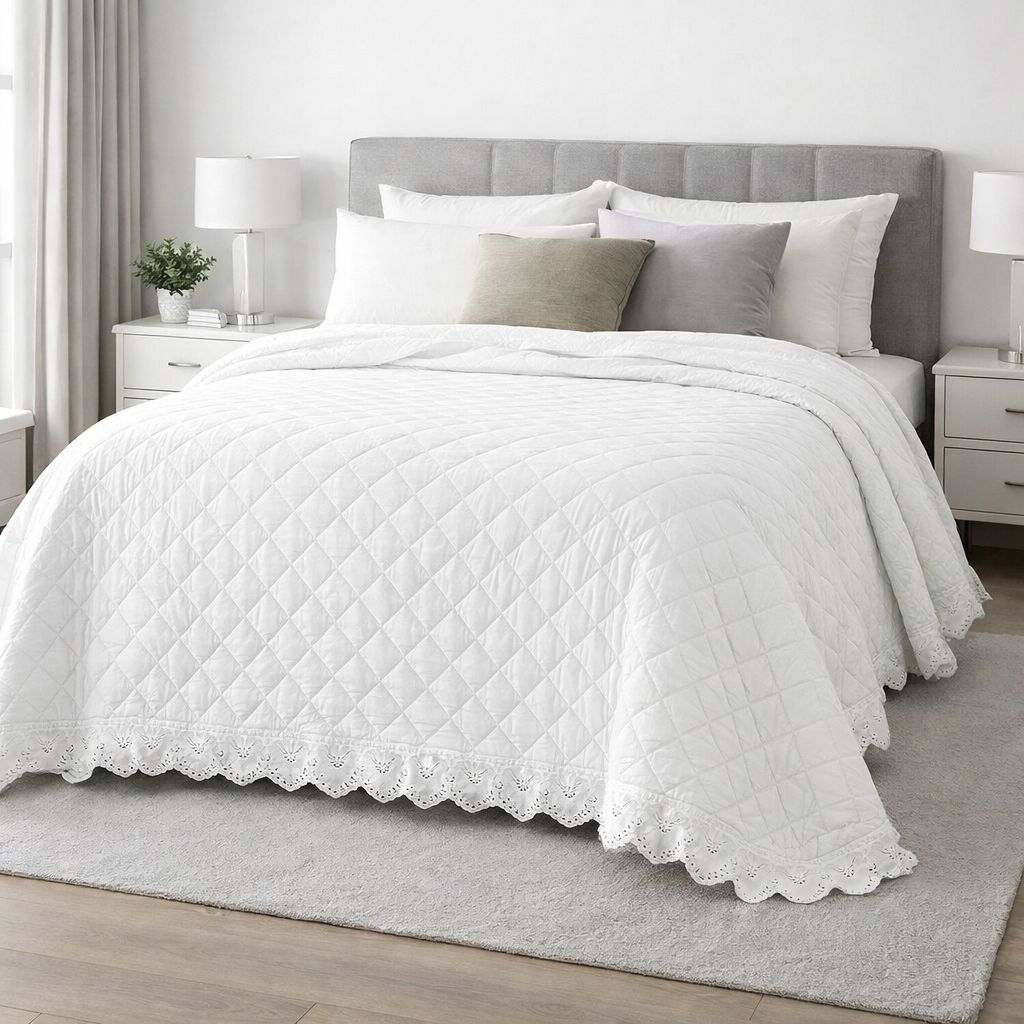 Trapuntina con gala in pizzo Blanc Mariclo' 200 grammi