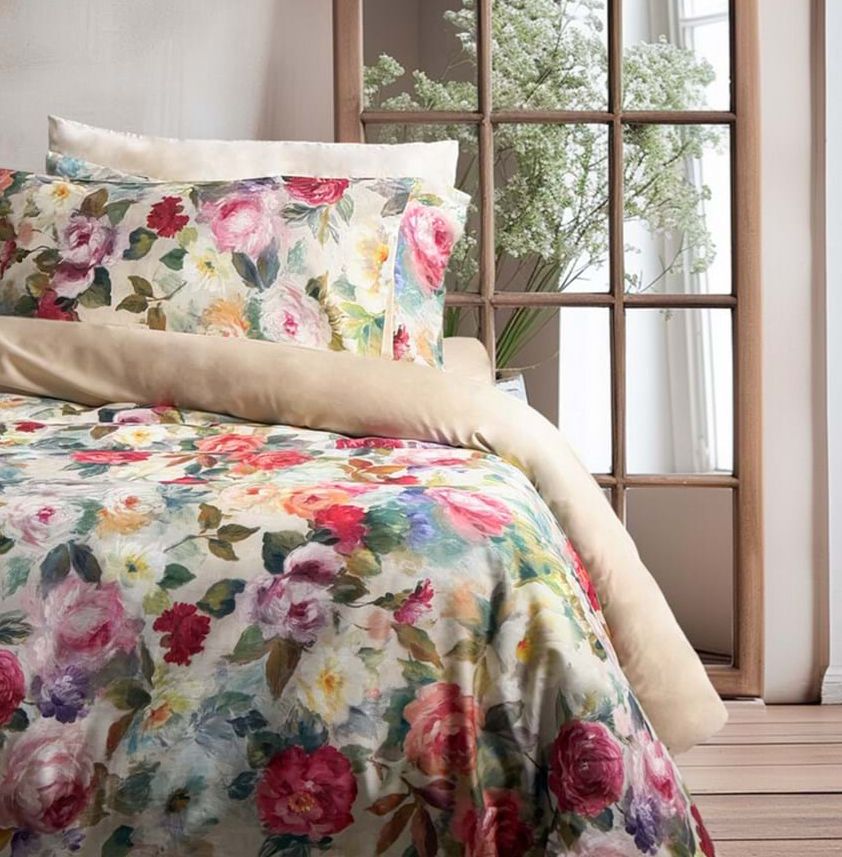 Trapunta Flowers Blanc Mariclo'