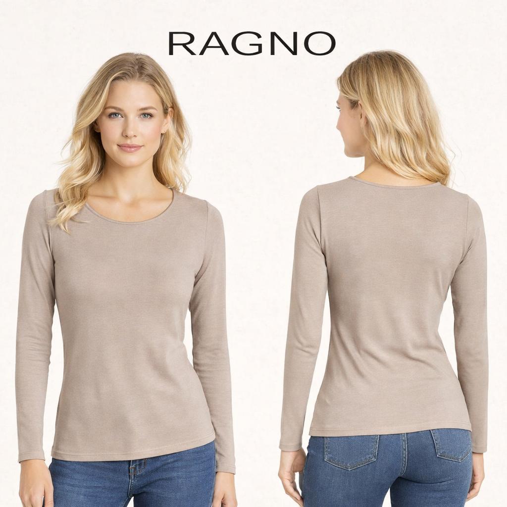 Maglia manica lunga in Ecoviscosa Ragno D794A9