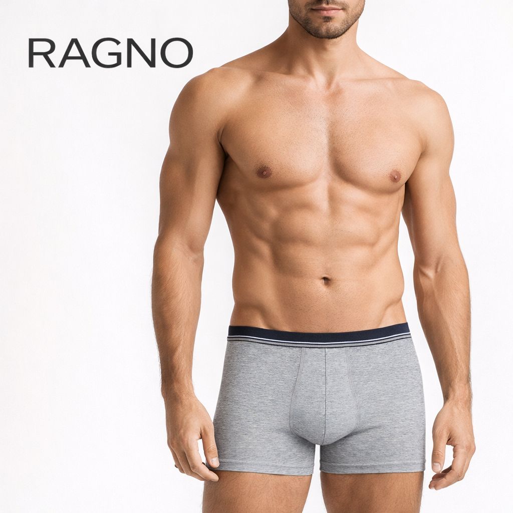 Tris Boxer eco cotone 61147W Ragno