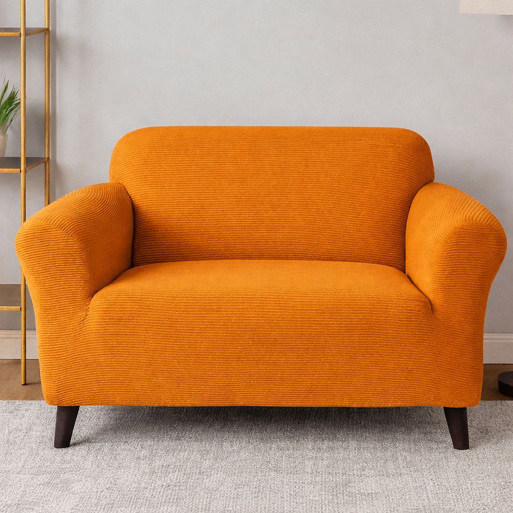 Copripoltrona Elasticizzato Millerighe in cotone