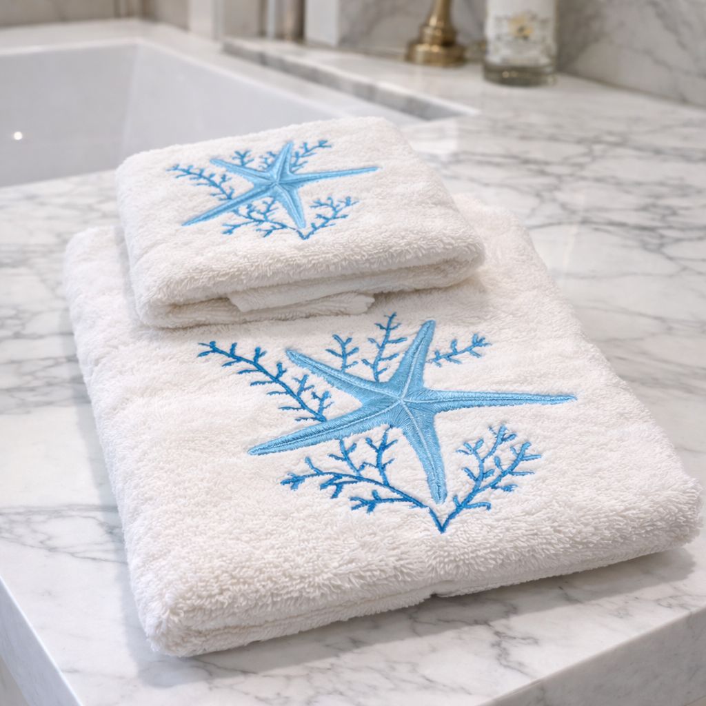 Coppia Bagno Stella e corallo