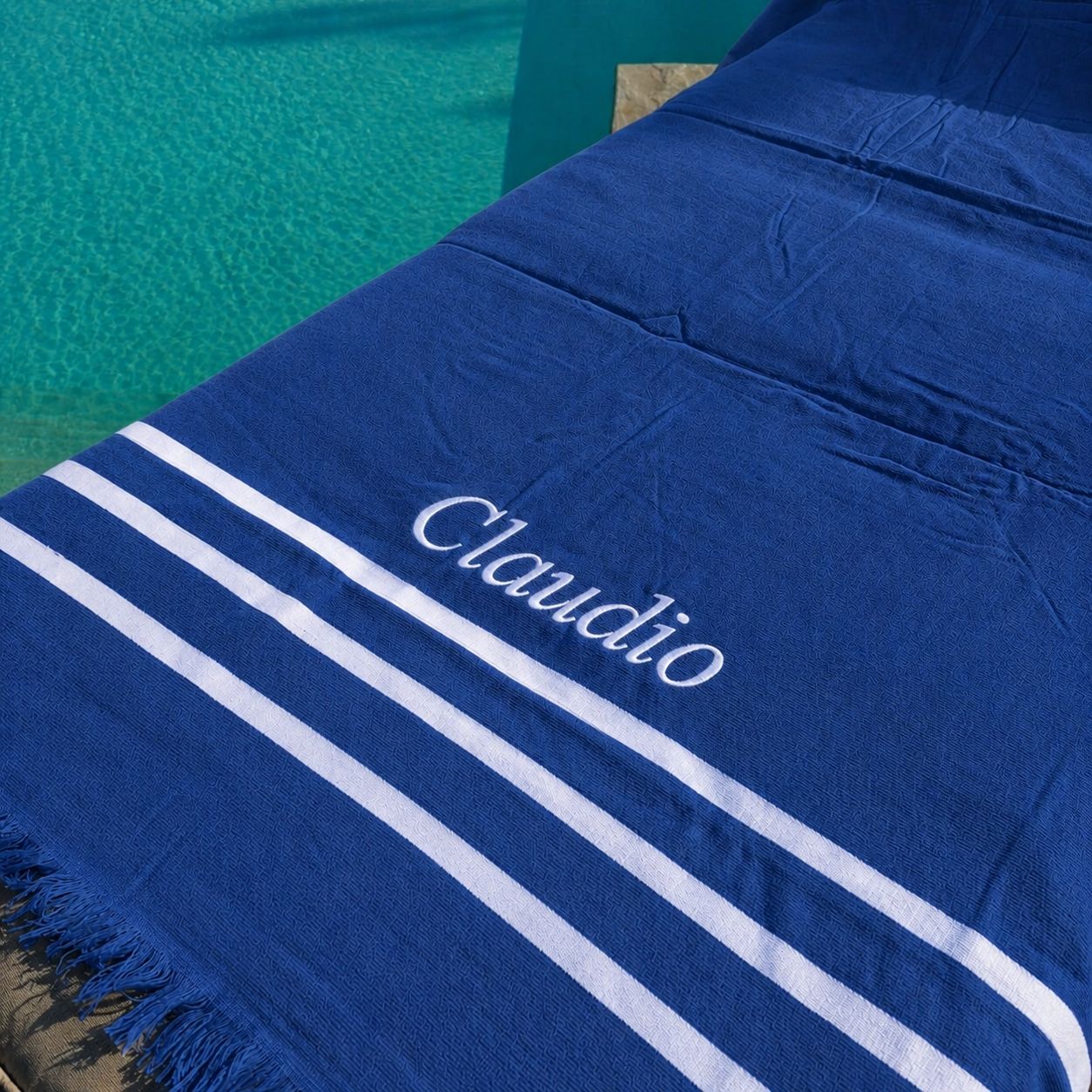 Telo Mare Cassy Con Nome o Iniziale Personalizzato