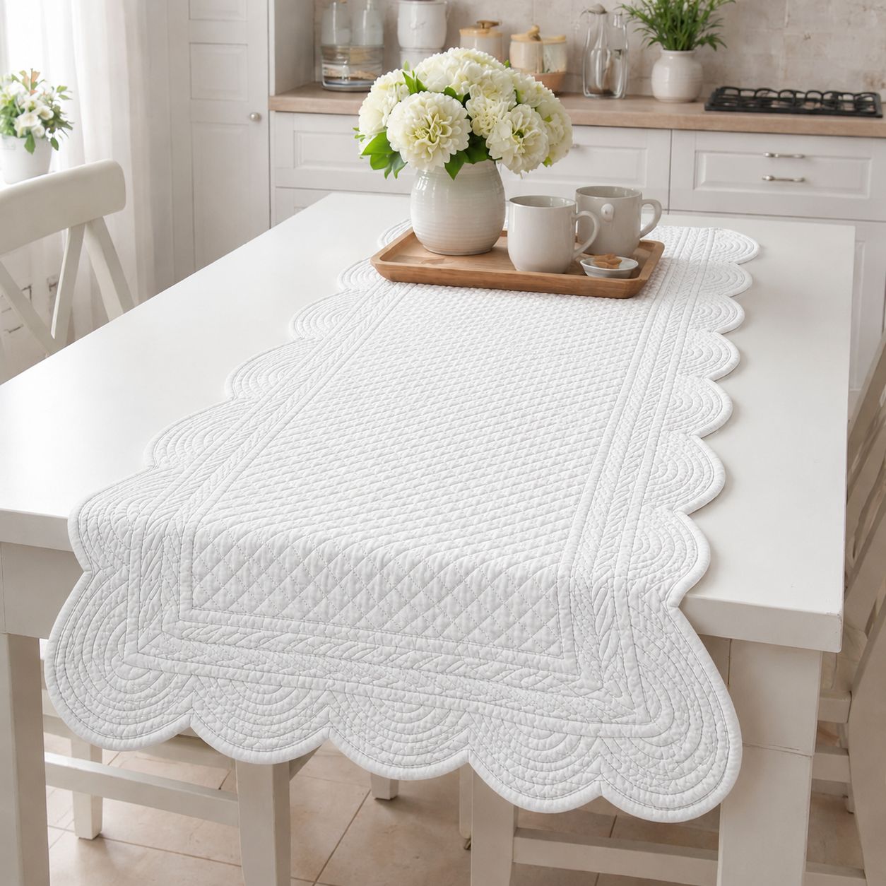 Runner Trapuntato Blanc Mariclo'