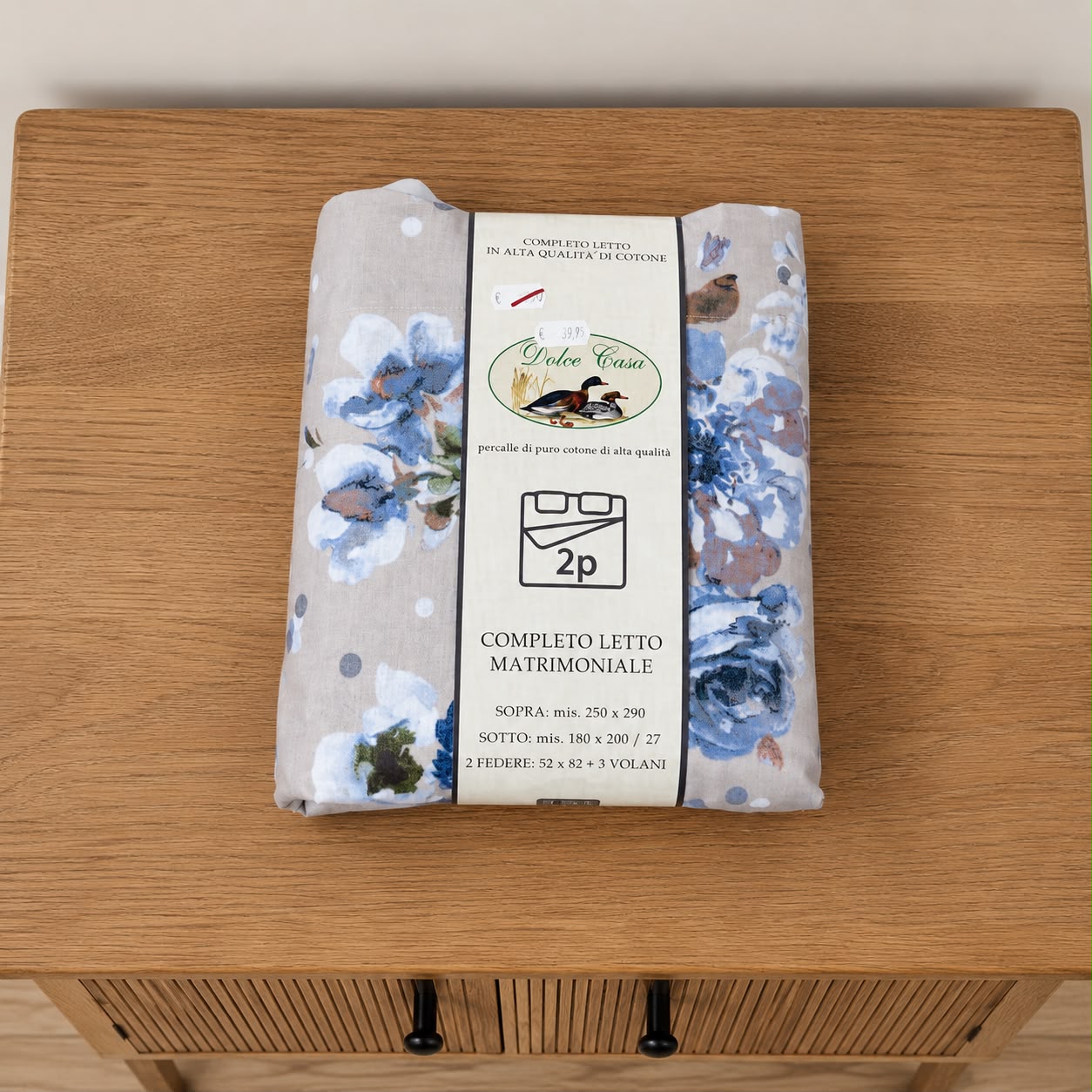 Completo Lenzuola Fiore