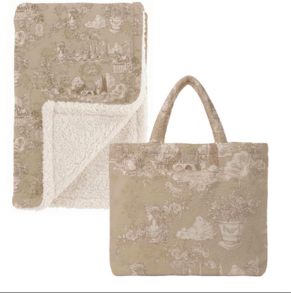 Plaid con sherpa Blanc Mariclo'