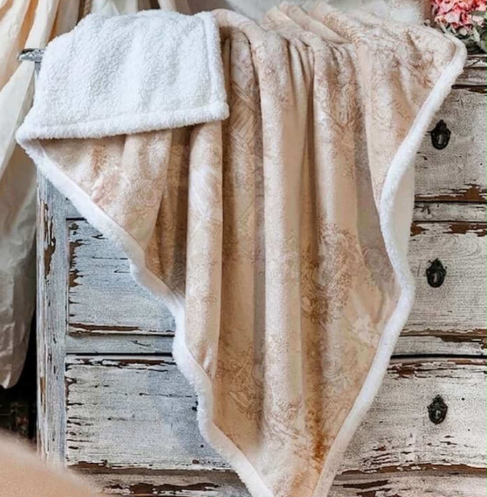 Plaid con sherpa Blanc Mariclo'
