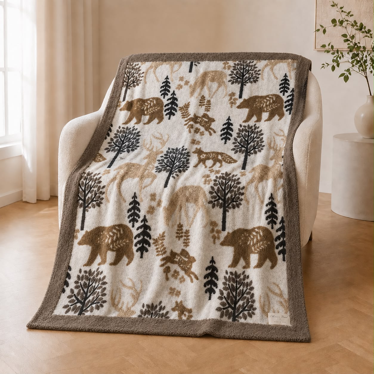 Plaid In Lana cotta Yoghi Fabbrica Tessile