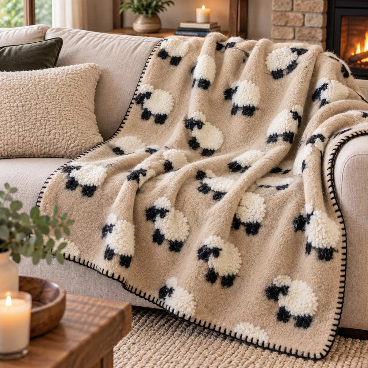Plaid in Lana Cotta ALPINE Lovely Home