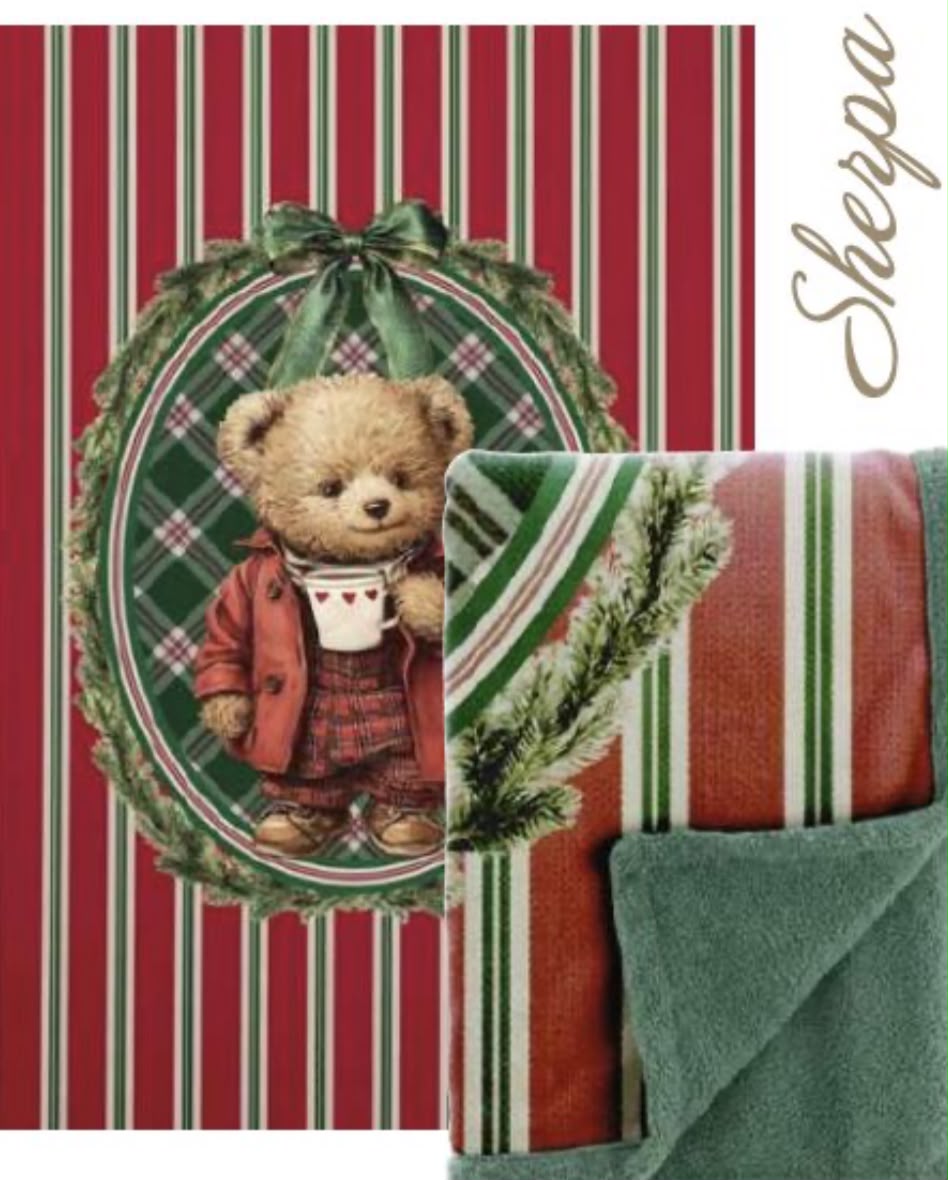Plaid con sherpa Blanc Mariclo' Orsetto